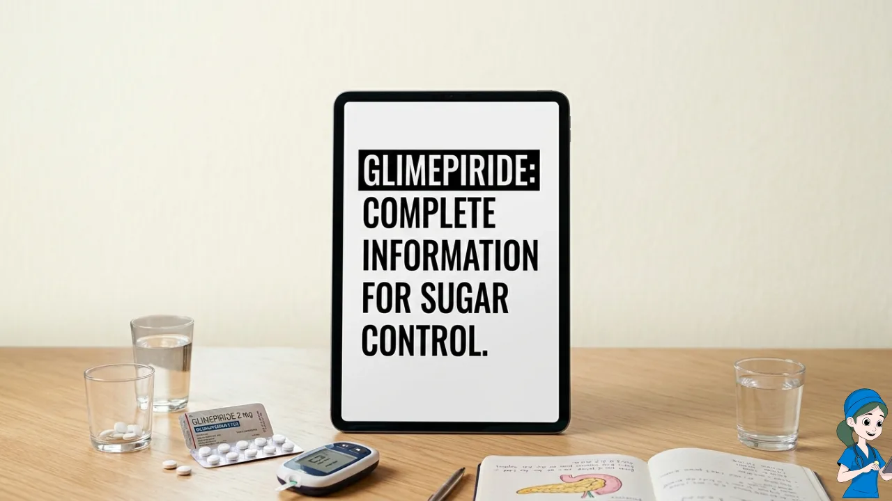 Glimepiride uses in Hindi | ग्लिमेपिराइड की पूर्ण जानकारी व पूरा विवरण