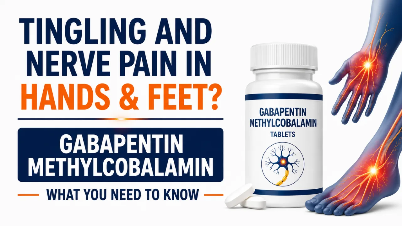 Gabapentin Methylcobalamin tablet uses in Hindi | हाथ-पैरों में झनझनाहट और नस दर्द के लिए गैबापेंटिन मेथिलकोबालामिन की पूर्ण जानकारी व पूरा विवरण