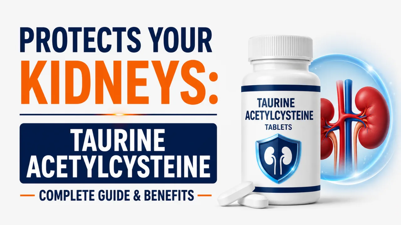 Taurine Acetylcysteine tablet uses in Hindi | किडनी की रक्षा करता है टॉरिन एसिटाइलसिस्टीन की पूर्ण जानकारी व पूरा विवरण
