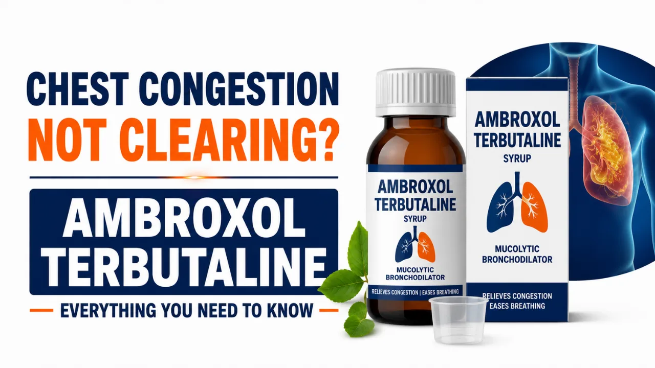 Ambroxol Terbutaline tablet uses in Hindi | सीने में जमी बलगम नहीं जा रही? एम्ब्रोक्सोल टर्बुटालिन की पूर्ण जानकारी व पूरा विवरण
