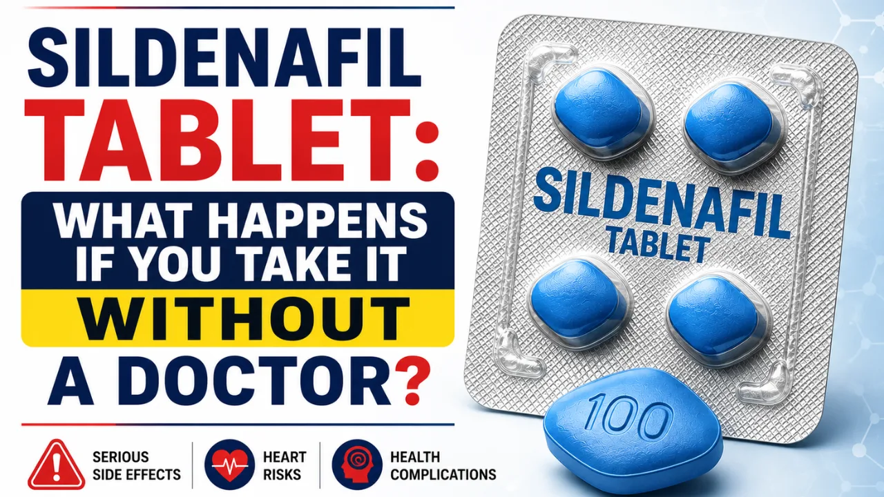 Sildenafil tablet uses in Hindi | सिल्डेनाफिल टैबलेट: डॉक्टर के बिना खाई तो क्या होगा?