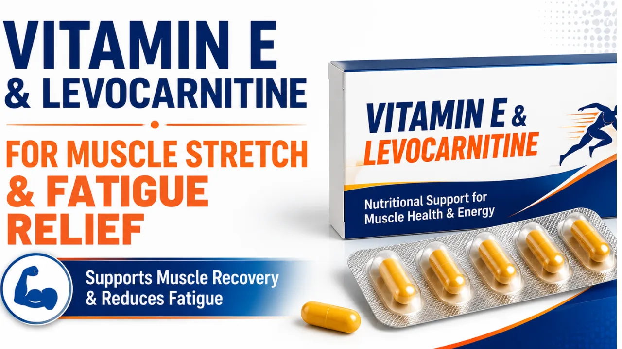 Vitamin E and Levocarnitine tablet uses in Hindi | मांसपेशियों में खिंचाव और थकान से परेशान हैं? विटामिन E और लेवोकार्निटिन की पूर्ण जानकारी व पूरा विवरण