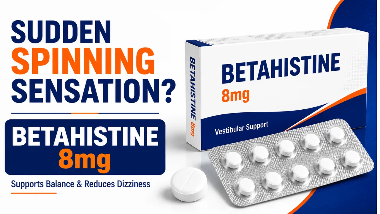 Betahistine 8mg tablet uses in Hindi | अचानक दुनिया घूमने लगी? बेटाहिस्टिन 8mg के बारे में जानिए की पूर्ण जानकारी व पूरा विवरण