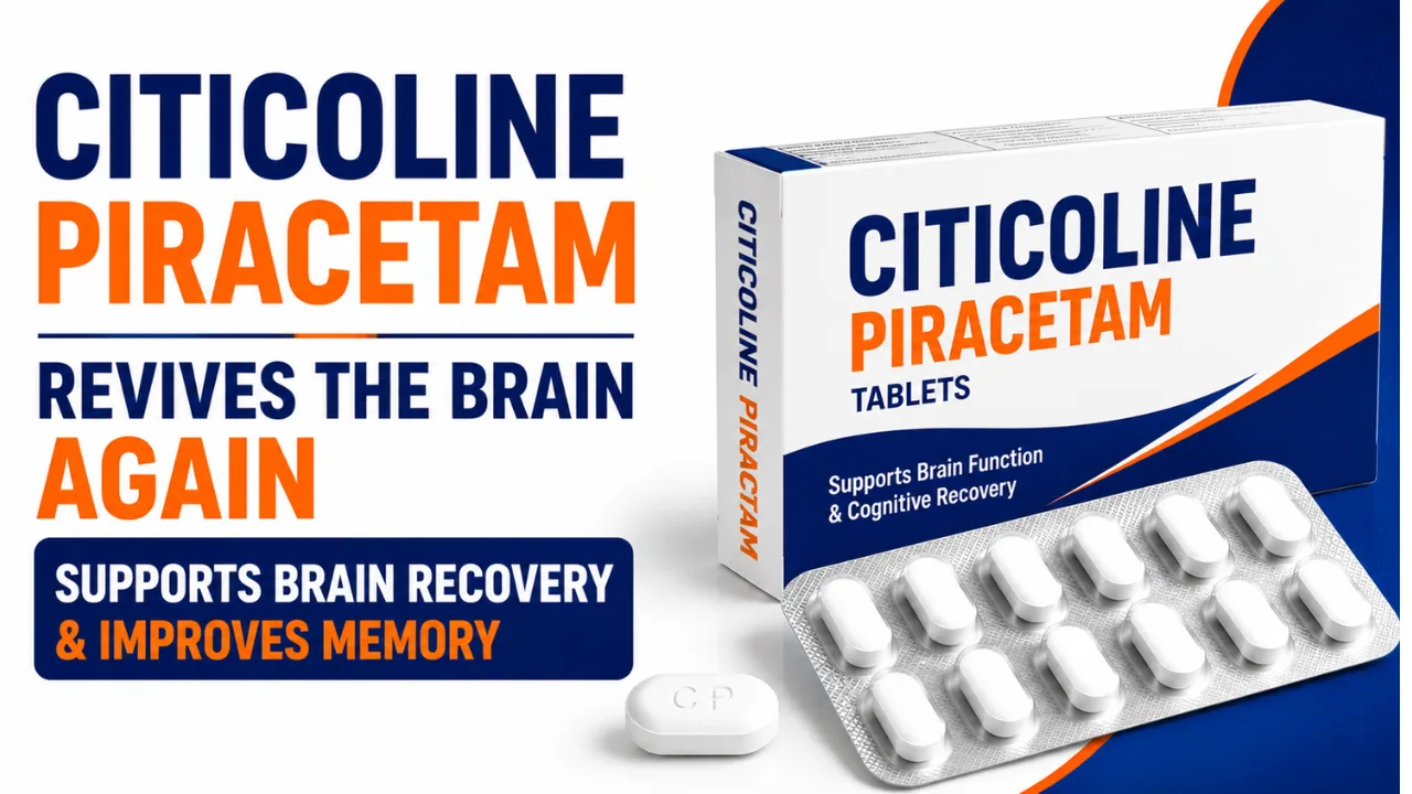 Citicoline Piracetam tablet uses in Hindi | लकवा और भूलने की बीमारी में सिटिकोलिन पिरासेटम दिमाग को फिर जगाने वाली दवाई