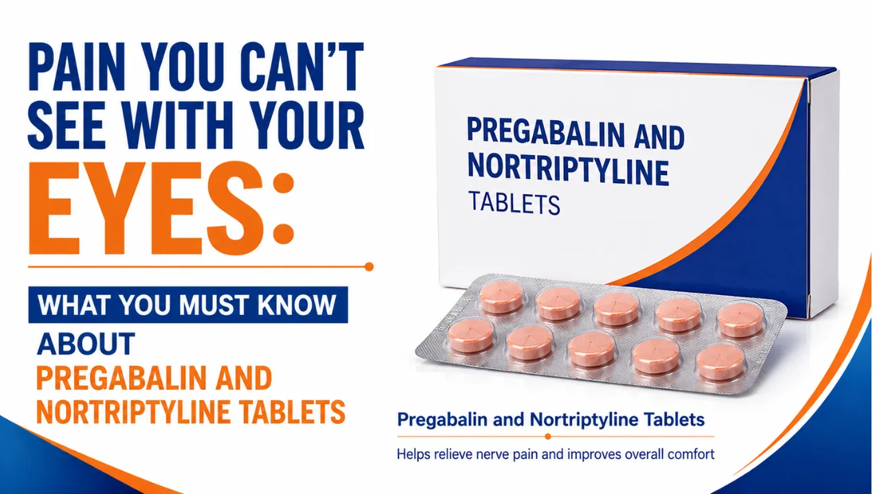 Pregabalin Nortriptyline tablet uses in Hindi | आँखों से न दिखने वाला दर्द: प्रीगाबालिन और नॉर्ट्रिप्टिलाइन टैबलेट के बारे में जानना ज़रूरी है
