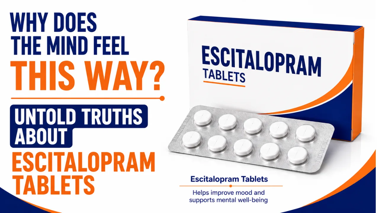 Escitalopram tablet uses in Hindi | मन ऐसा क्यों हो जाता है? एस्सिटालोप्राम टैबलेट के बारे में कोई न बताई जाने वाली बातें