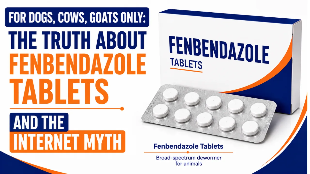 Fenbendazole tablet uses in Hindi | सिर्फ कुत्ते, गाय, बकरी के लिए: फेनबेंडाज़ोल टैबलेट की सच्चाई और इंटरनेट की अफवाह