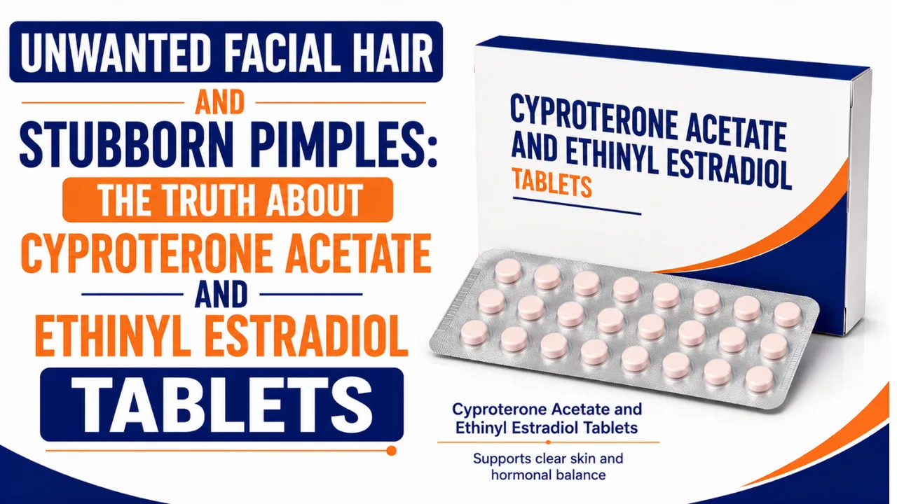 Cyproterone Acetate Ethinyl Estradiol tablet uses in Hindi | चेहरे पर आने वाले अनचाहे बाल और जिद्दी पिंपल: साइप्रोटेरोन एसीटेट और एथिनिल एस्ट्राडियोल टैबलेट के बारे में सच्ची जानकारी