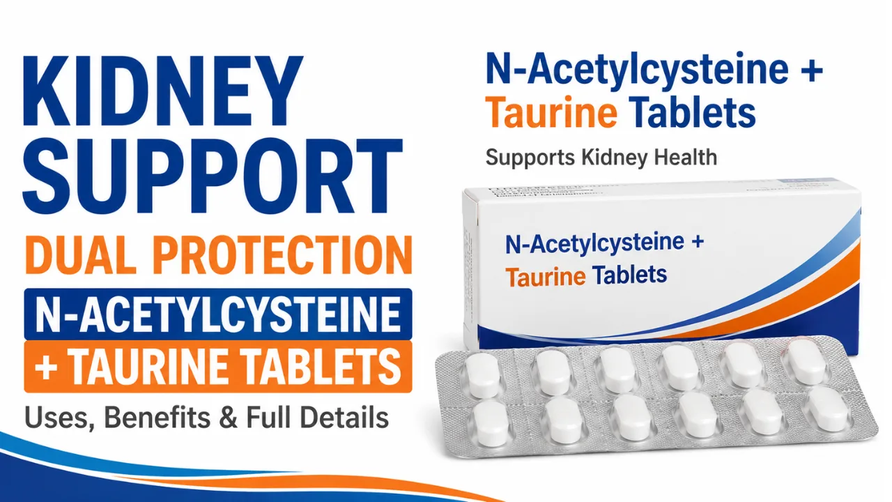 N-Acetylcysteine and Taurine tablet uses in Hindi | एन-एसीटाइलसिस्टीन और टॉरिन की पूर्ण जानकारी व पूरा विवरण