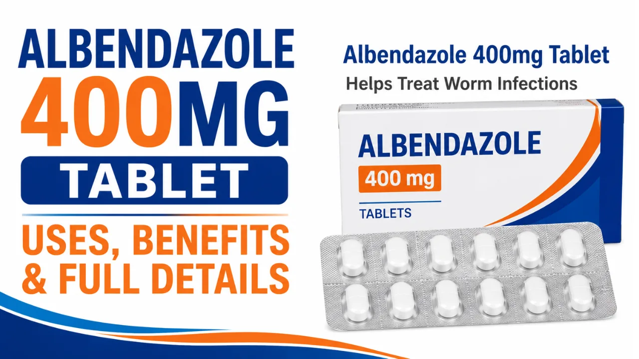Albendazole 400mg tablet uses in Hindi | एल्बेंडाजोल 400mg की पूर्ण जानकारी व पूरा विवरण
