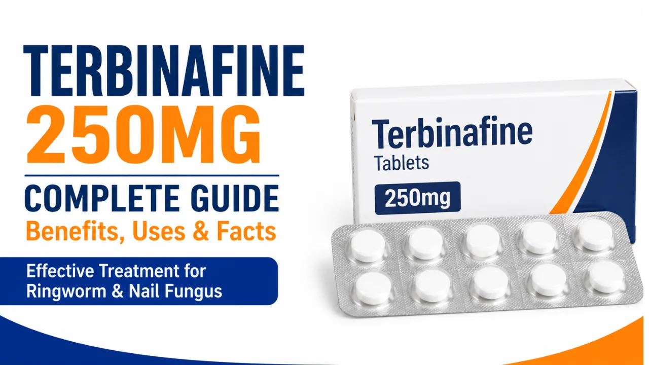 Terbinafine 250mg tablet uses in Hindi | टर्बिनाफाइन 250mg की पूर्ण जानकारी व पूरा विवरण