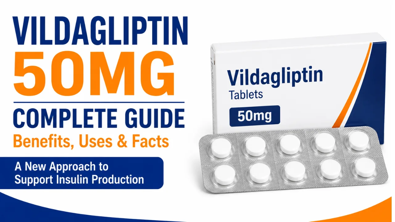 Vildagliptin 50mg tablet uses in Hindi | विल्डाग्लिप्टिन 50mg की पूर्ण जानकारी व पूरा विवरण