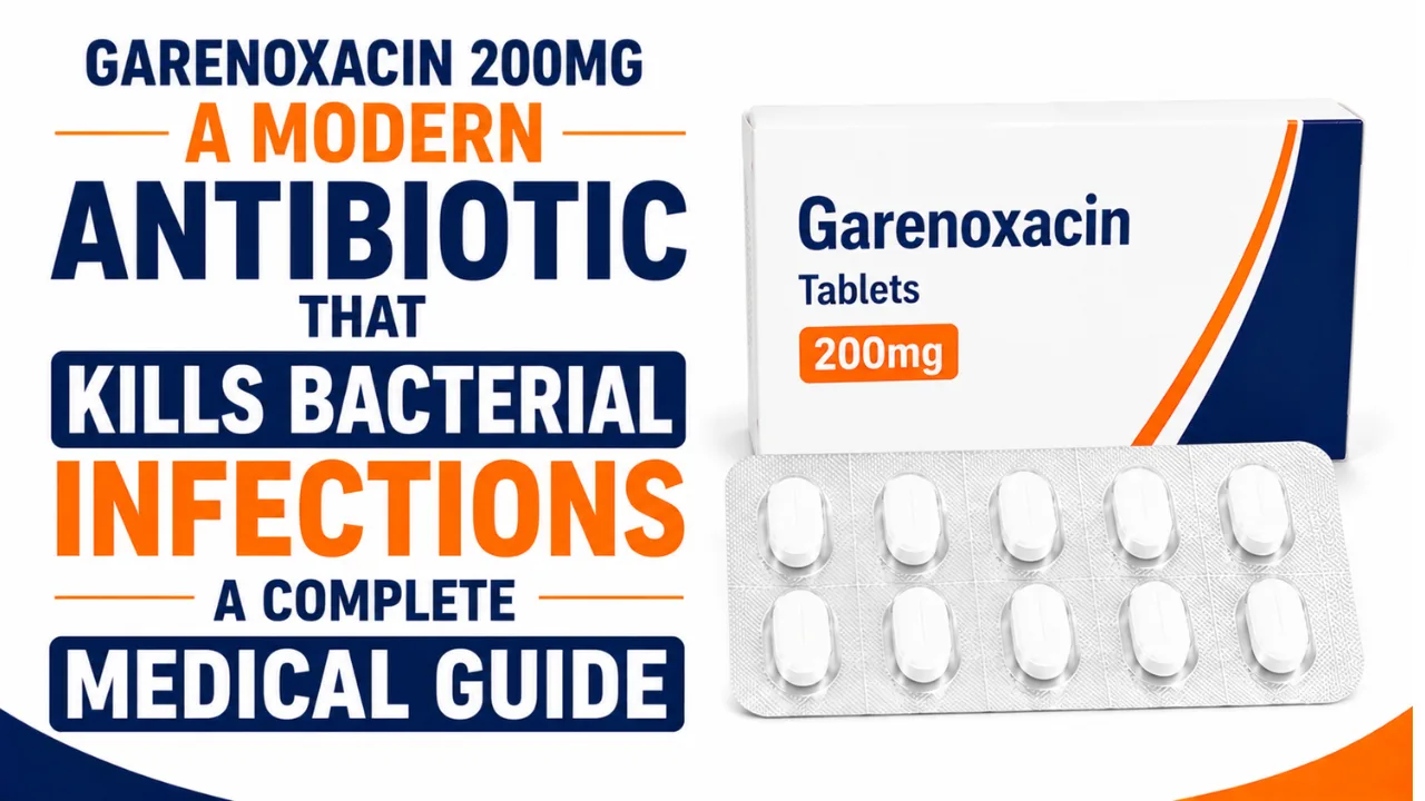 Garenoxacin 200mg tablet uses in Hindi | गैरेनोक्सासिन 200mg की पूर्ण जानकारी व पूरा विवरण